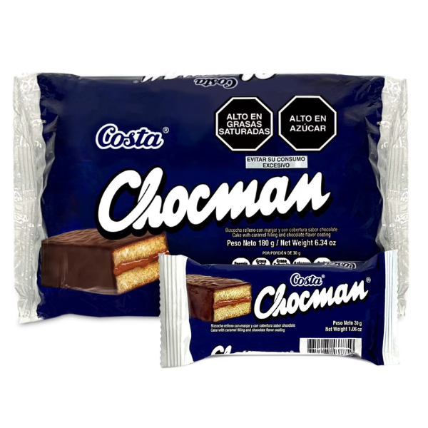 Chocman Bizcocho 6 pack