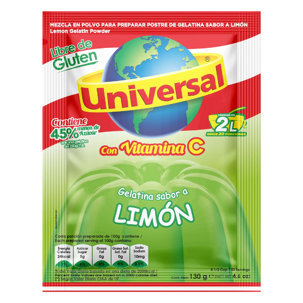 Gelatina de Limon (Lemon Jello)
