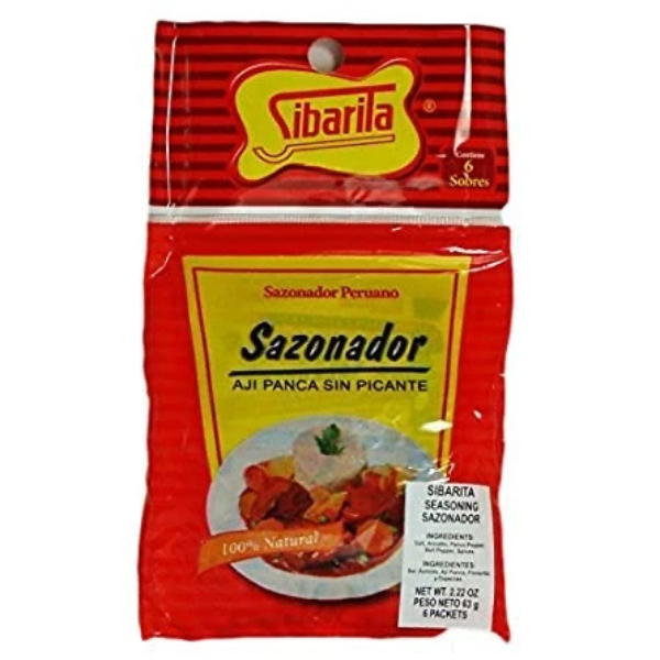 Sazonador Aji Panca Sin Picante Sibarita (6 Sachets)